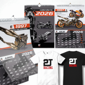 🏁 Pack Exclusivo 2TRacing 2026 – ¡Calendario + Adhesivos + Pósters + Camiseta!
